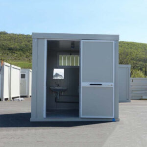 Bloco sanitário PMR novo com WC PMR e lavatório PMR