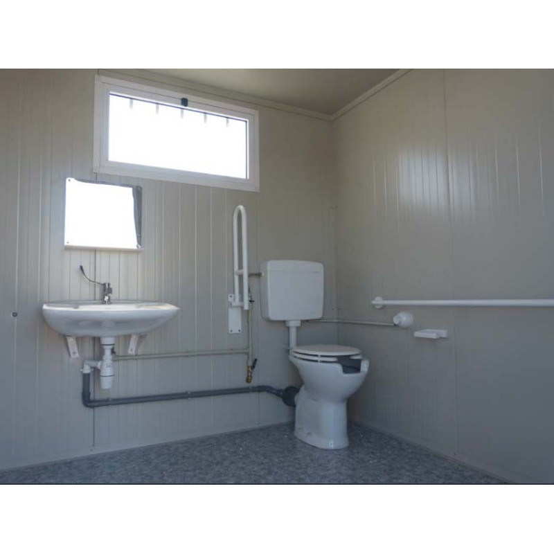 Bloco sanitário PMR novo com WC PMR e lavatório PMR – Image 6