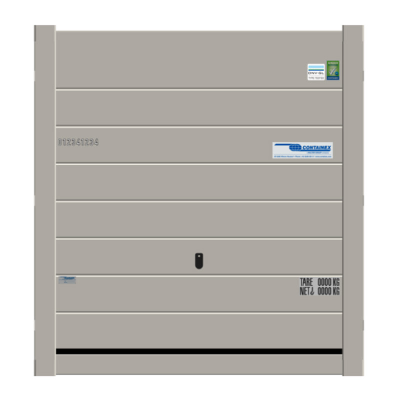CONTÊINER DE ARMAZENAMENTO DE 10 PÉS COM ABERTURA DE PORTA SECCIONAL DE GARAGEM – Image 3